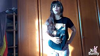 this romanian teen bunny slave farts every 10 seconds in kinky bdsm humiliation