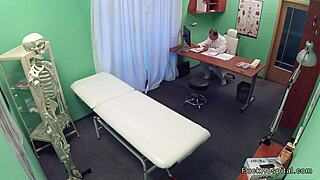 Tanned nurse babe, why hide fucking doctor in hospital spy cam?