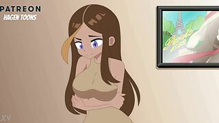 she enters dick sucking contest slurping monster cocks competitively
