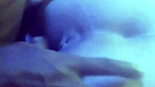 brazilian teacher in lingerie shows off big ass on bed for homemade fun