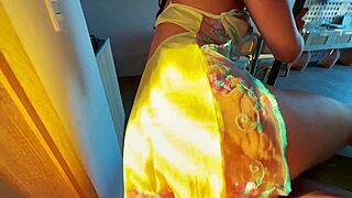 Stepbro's deep blowjob fills my tight pussy creampie