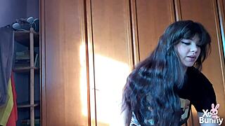 this romanian teen bunny slave farts every 10 seconds in kinky bdsm humiliation