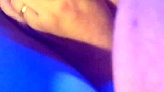 brazilian teacher in lingerie shows off big ass on bed for homemade fun