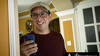 Lusty Redhead Granny Marsha Fucks Delivery Guy Hard Doggy