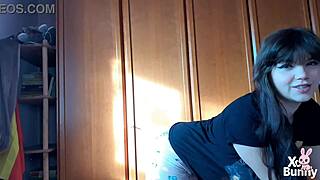 this romanian teen bunny slave farts every 10 seconds in kinky bdsm humiliation