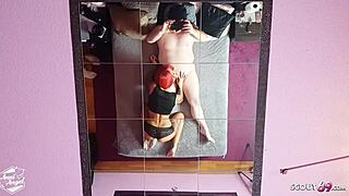 german teen anni angel rides mini cock to cum