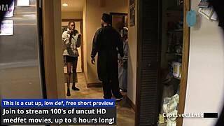 jewel backstage latex gloves handcuffs shaved pussy spanking humiliation