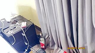 stepsis moans my dick's too big but takes it deep