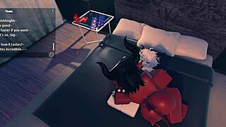 two demons collab fucking big asses in condo