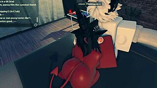 two demons collab fucking big asses in condo