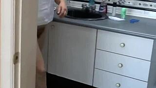 stepson pumps three huge loads into my hairy milf pussy husband can't