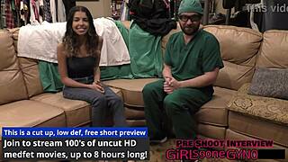 Doctor Aria Nicole and Doctor Tampa Try on Latex Gloves Backstage