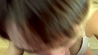 Watch this bimbo blonde choke on cock with sloppy deepthroat gagging!