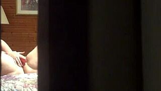 Heart-Pounding Voyeur Catches Milf's Hotel Masturbation