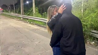 WIFE DRIVES SINGLE GUY WILD WITH RAW FRICTION FUCK NO CONDOM!