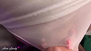 slutty wife learns deepthroat blowjob pov to swallow cum like pro spitting lesson