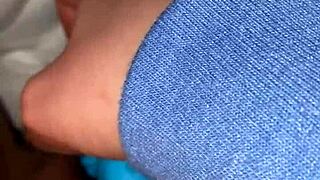 milf rams dolphin vibrator deep in her wet pussy