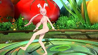 megurine luka nude bunny costume big tits ass popipo diva mod