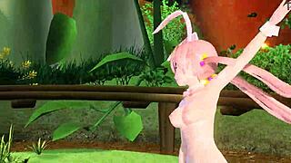 megurine luka nude bunny costume big tits ass popipo diva mod