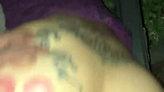 lightskin ebony slut sucks cock creampied outdoors before date