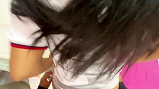 Pervy stepdad exploits innocent stepsis doggystyle destroying her tight pussy