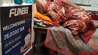 real horny indian wife bent over for huge dick dirty talk webcam fuck