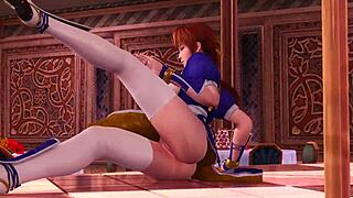 Doa-Ka-F11 W Teases with Nude Panties Dance