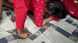 imagine your hands tied while indian housewife takes hardcore anal doggy from young stud