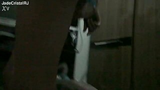 juicy latina housewife teases wet pussy with toy