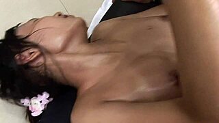 oiled 18yo japanese girl rides big cock 😍💦 deep and hard