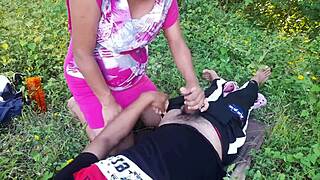 thick latina shakes huge ass riding cock outdoors first time