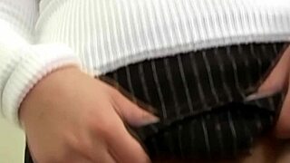 Busty next door amateur neighbor shows off natural tits.