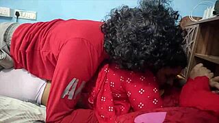 imagine your hands tied while indian housewife takes hardcore anal doggy from young stud