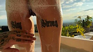 havin sex with stranger nath gomez in hotel jacuzzi public rough ride