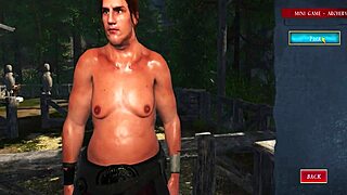 lets play slaves of rome part 5 i lick that exotic hermaphrodite shaved pussy so good cumshot bdsm style