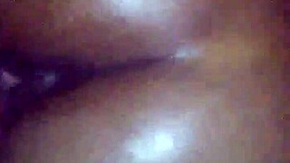 ebony teen 18+ fat ass bounces hard during backshots pounding