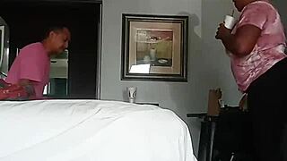 Threesome heats up with chocolate babe and thick sexi curves