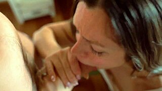 my husband pounds stepson's petite girlfriend in hot threesome