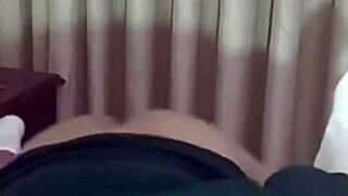 hermanastra, why tease bro's cock with your big ass?