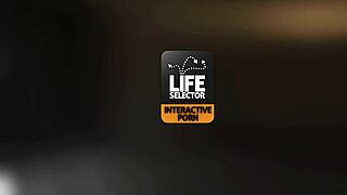 Lifeselector Gizelle Blanco's nonstop horny shower sex with toys
