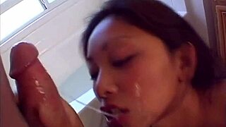 latina slut begs for big white cock deep in tight asshole creampie
