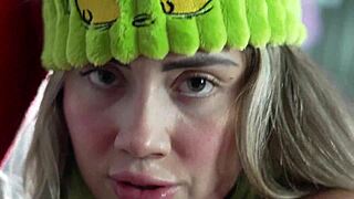 what if sara blonde's hottest christmas turns into rough grinch fucking with deepthroat and creampie?