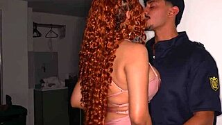 divorced latina parties wild fucks cop for noise violation