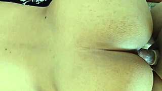 Lonely Latina mom bent over balcony fucked doggystyle