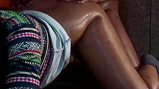 she lets her dirty old boss fuck her curvy latina pussy oiled big tits and fat ass for promotion