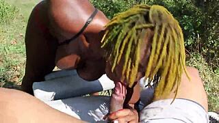 Poizon Ivy Slobbers on Don Whoe's BBC in Backyard Heat!