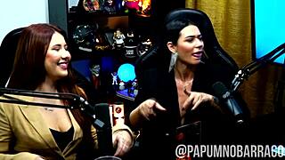 podcast turns wild as ebony latinas kiss suck wet pussies outdoor public chaos
