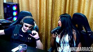 podcast turns wild as ebony latinas kiss suck wet pussies outdoor public chaos