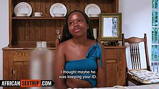 i'm that petite ebony teen whose tight pussy gets stretched by huge white cock