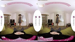 VR Ebony Student Sucks And Fucks Massive Black Cock